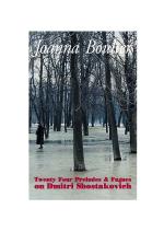 'Twenty Four Preludes and Fugues on Dmitri Shostakovich' book cover